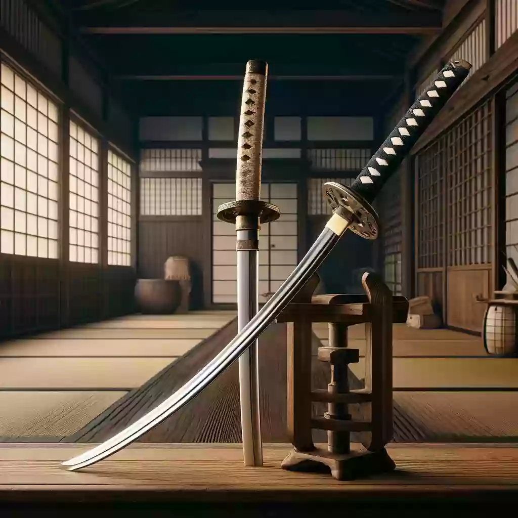 a picture of Chokuto and Katana