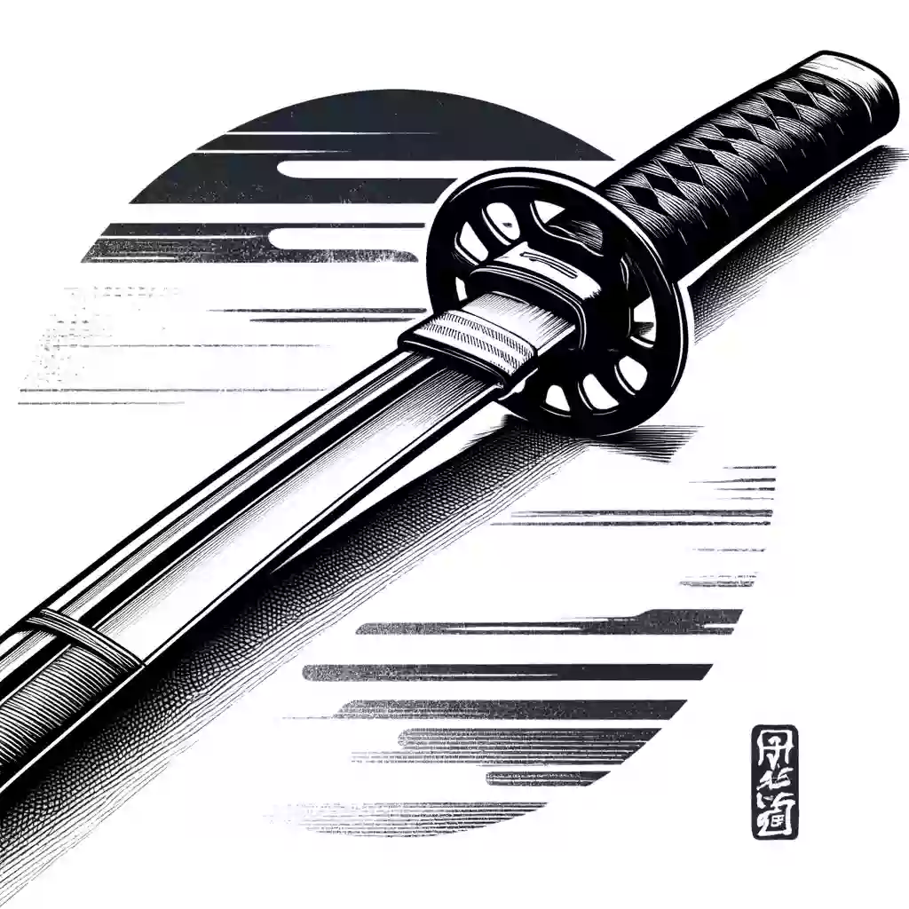 a picture of Chokuto have straight blade