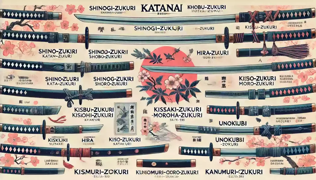 a picture of Different Types of Katana Blades An Exploration of Samurai Sword Craftsmanship