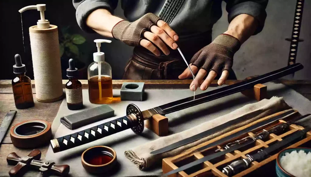 a picture of katana Maintenance