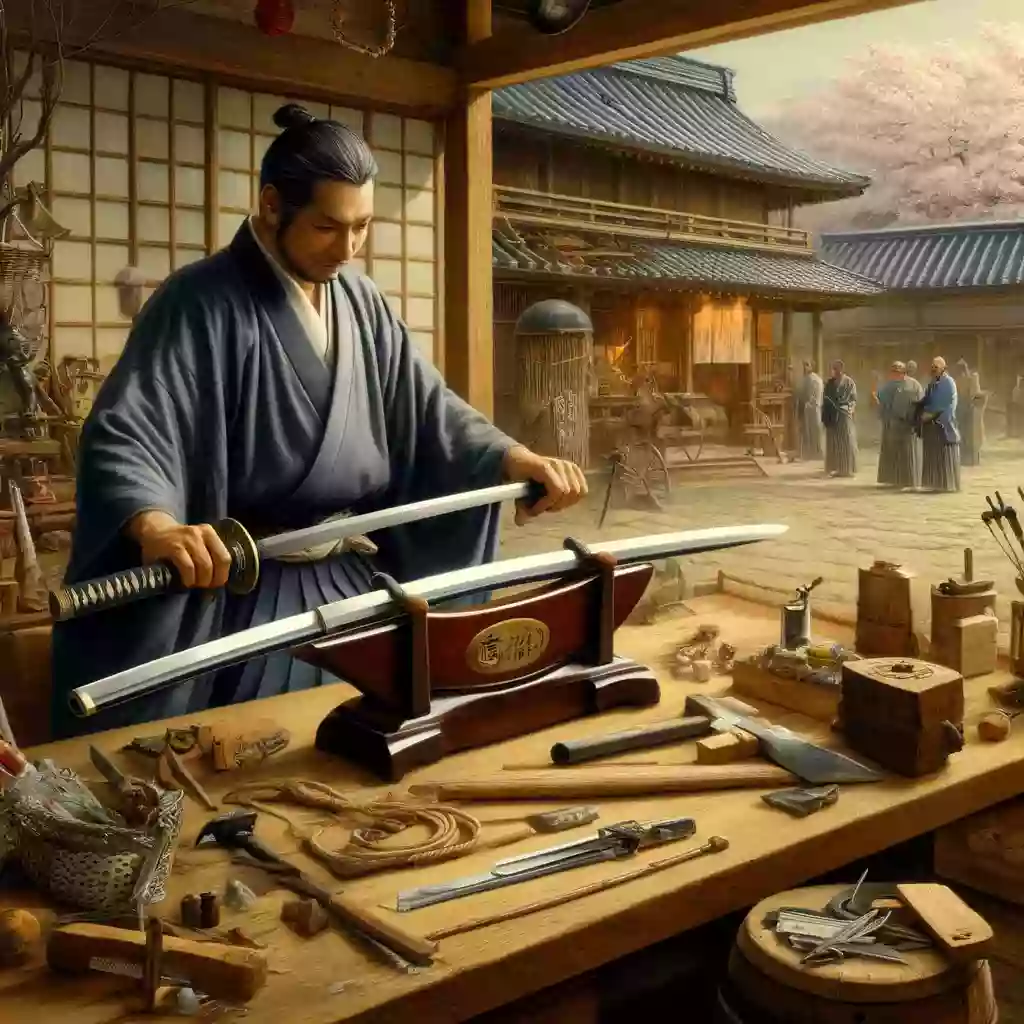 a picture of THE FIRST KATANA IN HISTORY